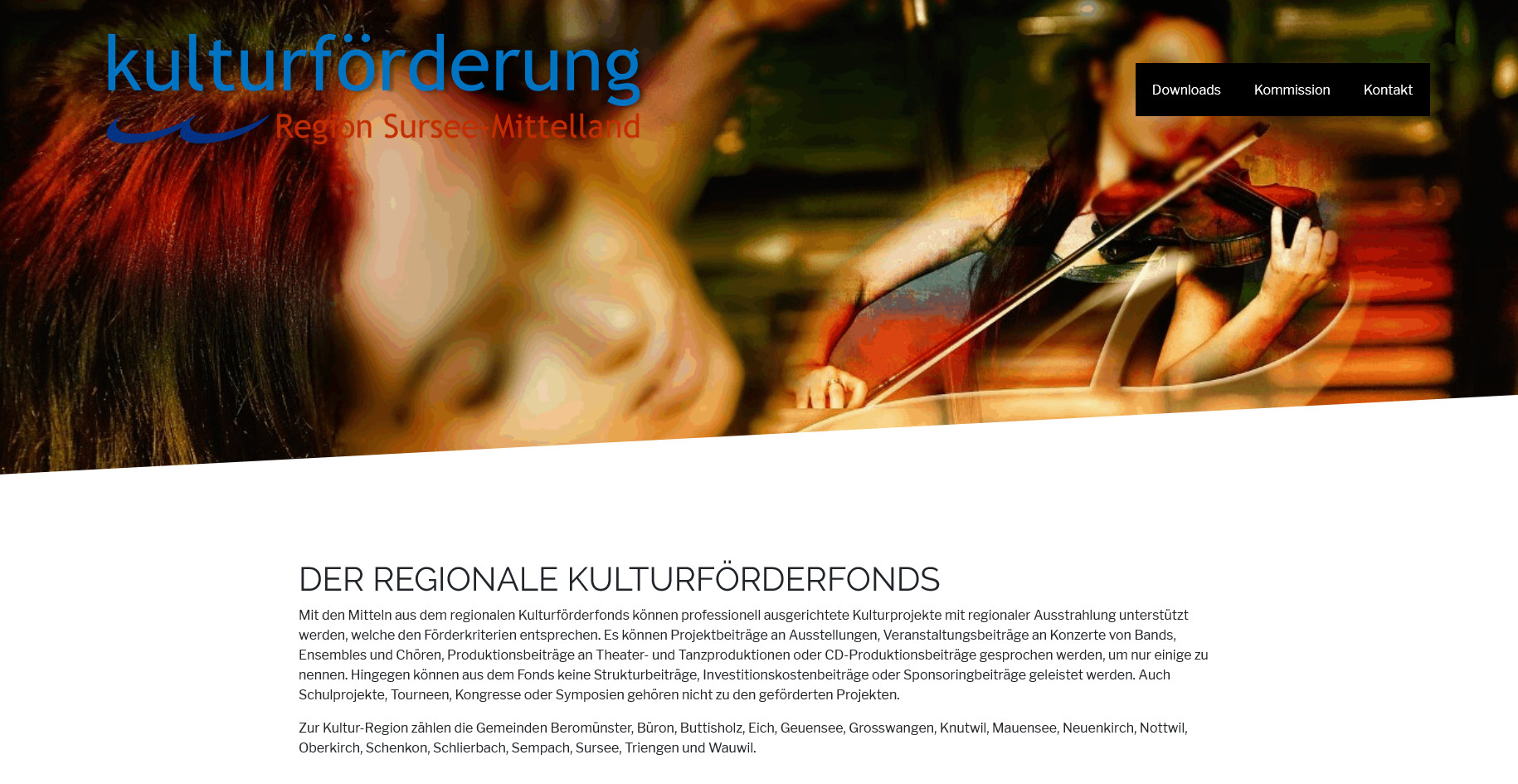 Kulturförderung Region Sursee-Mittelland